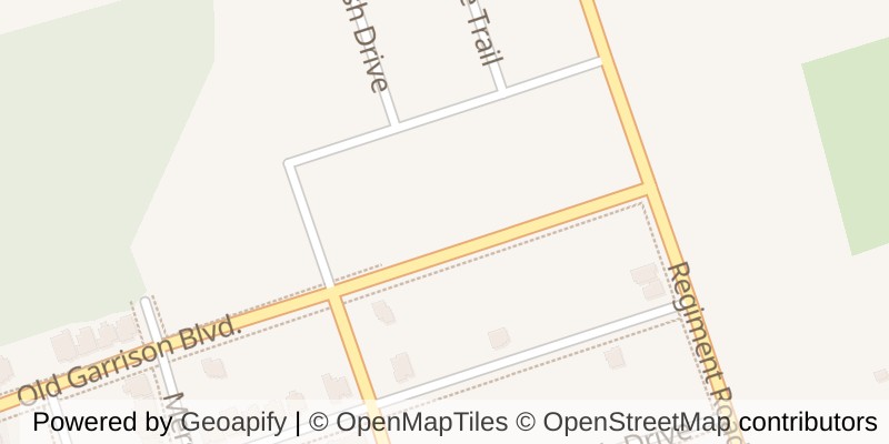 Map of 6354 OLD GARRISON BOULEVARD, London South (South V)