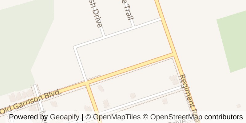 Map of 6346 OLD GARRISON BOULEVARD, London South (South V)