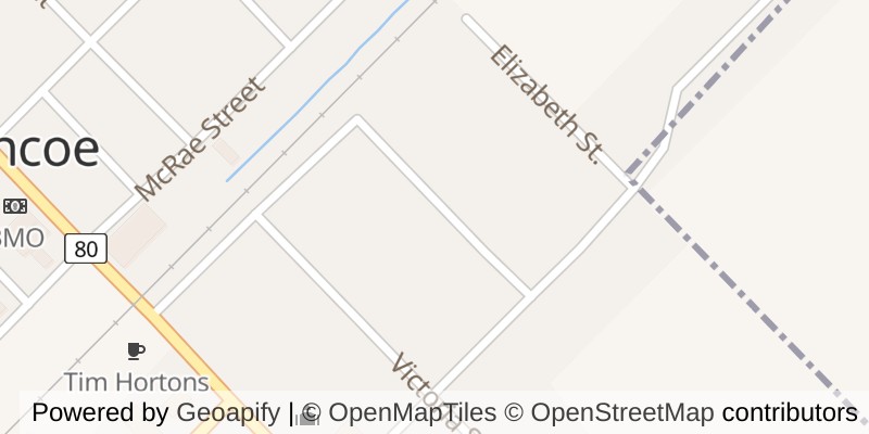 Map of 190 KING STREET, Southwest Middlesex (Glencoe)