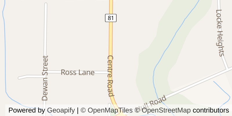 Map of 549 VICTORIA STREET, Strathroy-Caradoc (NE)