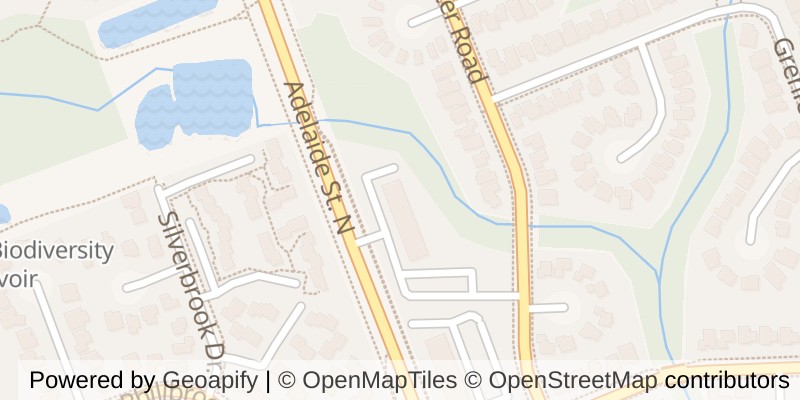 Map of 605 - 1600 ADELAIDE STREET N, London North (North C)