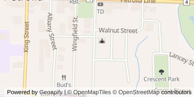 Map of 422 GREENFIELD STREET, Petrolia