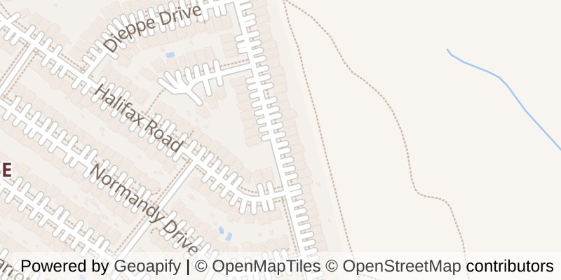 Map of 1060 ALBERNI ROAD, Woodstock (Woodstock - North)