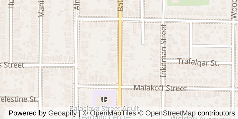 Map of 46 BALACLAVA STREET, St. Thomas