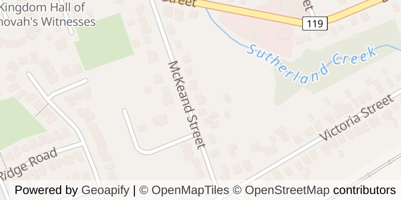 Map of 164 MCKEAND STREET, Ingersoll (Ingersoll - North)