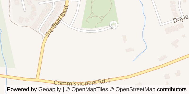 Map of 2625 BARN SWALLOW PLACE, London South (South U)