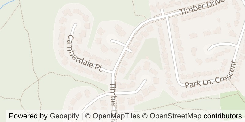 Map of 97 TIMBER DRIVE, London South (South B)