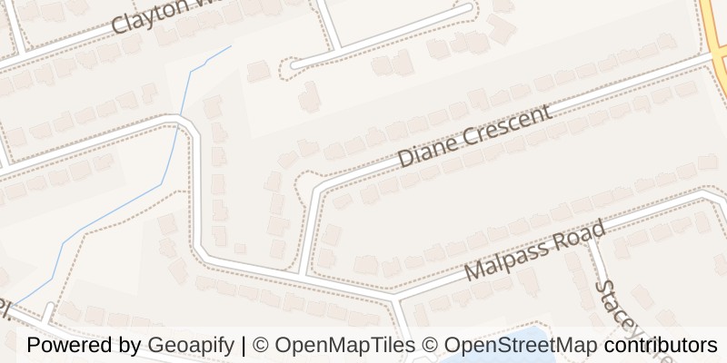 Map of 7069 DIANE CRESCENT, London South (South V)