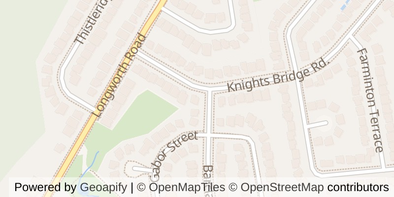 Map of 151 KNIGHTS BRIDGE ROAD, London South (South L)