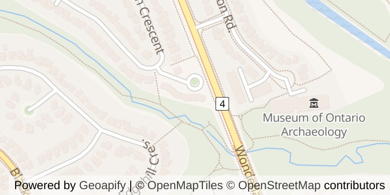 Map of 3 - 80 ACORN CRESCENT, London North (North F)