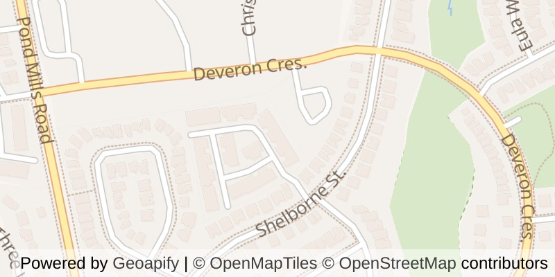 Map of 34 - 861 SHELBORNE STREET, London South (South J)