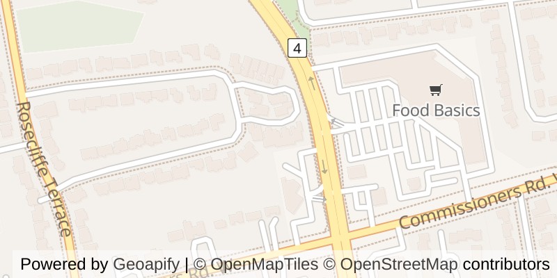 Map of 8 - 60 ROSECLIFFE CRESCENT, London South (South C)