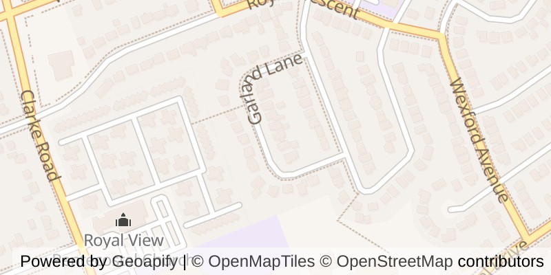 Map of 122 GARLAND LANE, London East (East I)