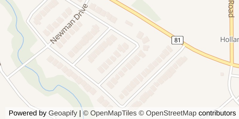 Map of 493 BENNETT CRESCENT, Strathroy-Caradoc (Mount Brydges)