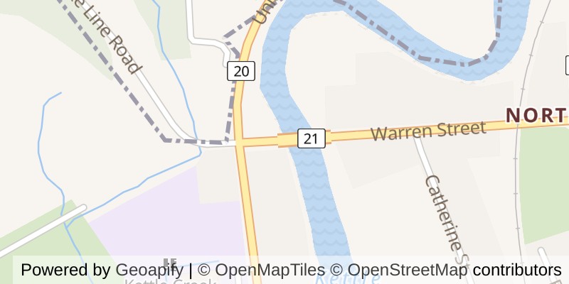 Map of 350 WARREN STREET, Central Elgin (Port Stanley)
