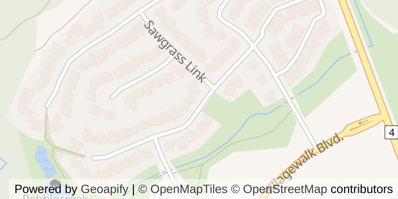 Map of 115 PEBBLECREEK WALK, London North (North R)