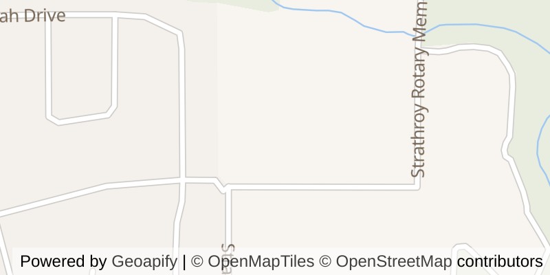 Map of 13 BRISCOE CRESCENT, Strathroy-Caradoc (NE)