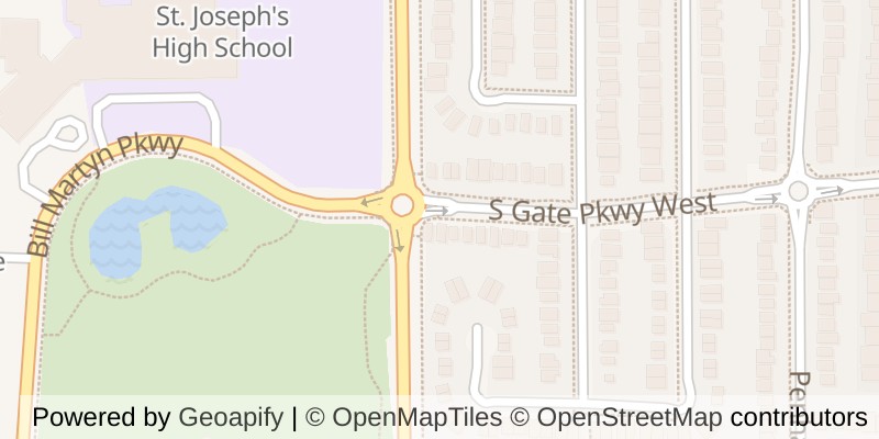 Map of 4 SOUTHGATE PARKWAY, St. Thomas