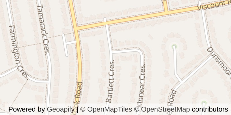 Map of 19 BARTLETT CRESCENT, London South (South M)