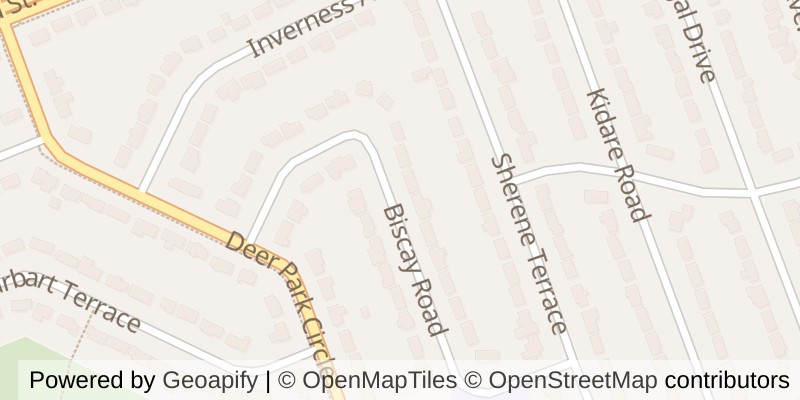 Map of 91 BISCAY ROAD, London North (North P)