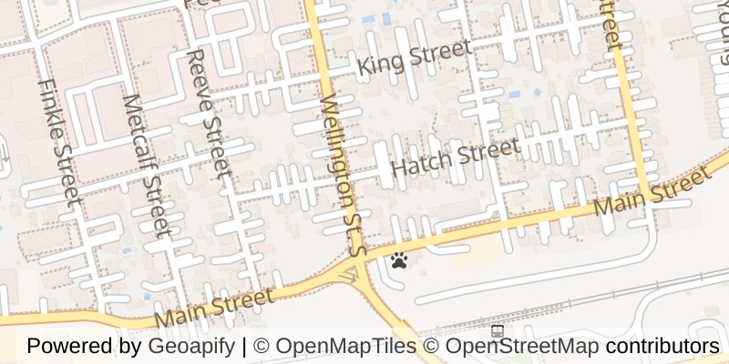 Map of 552 HATCH STREET, Woodstock (Woodstock - South)