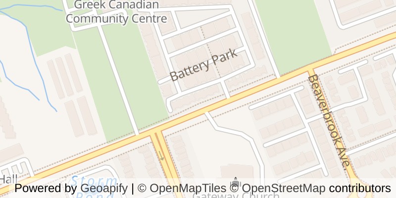 Map of 921 SARNIA ROAD, London North (North M)
