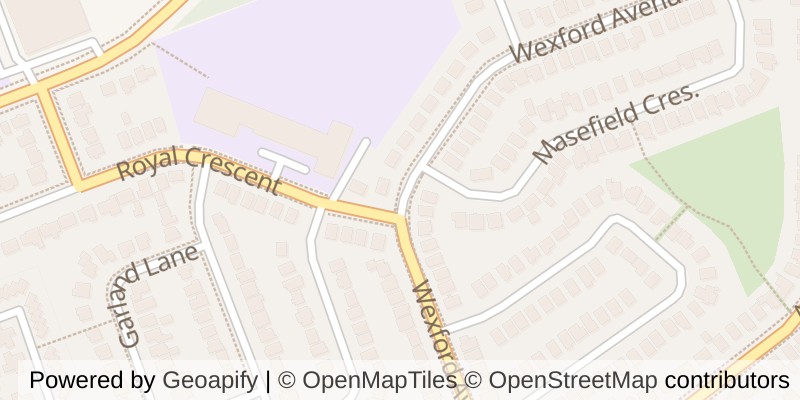 Map of 2008 ROYAL CRESCENT, London East (East I)