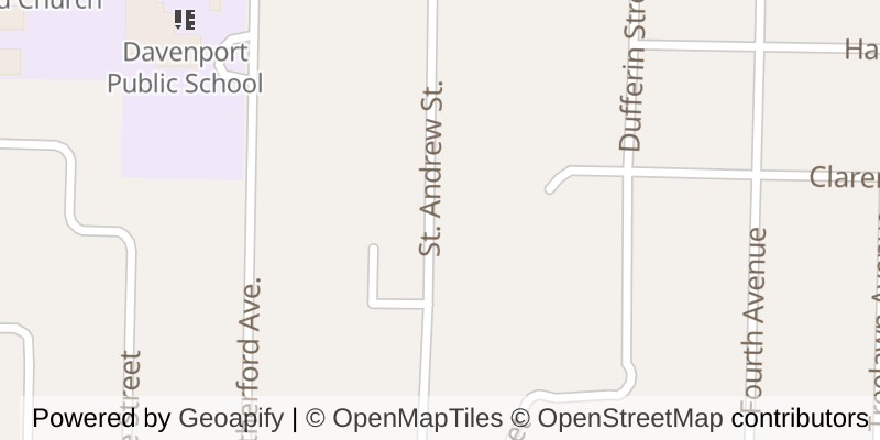 Map of 123 ST ANDREW STREET, Aylmer