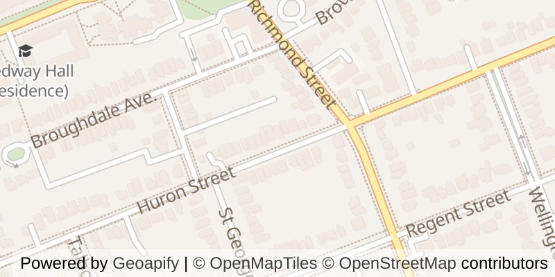 Map of 200 HURON STREET, London East (East B)
