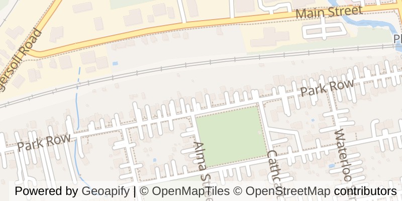 Map of 165 PARK ROW, Woodstock (Woodstock - South)