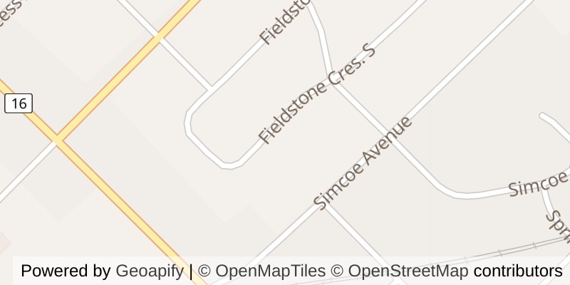 Map of 40 FIELDSTONE CRESCENT, Middlesex Centre (Komoka)