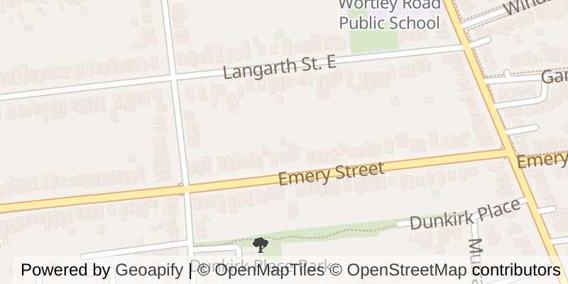 Map of 196 EMERY STREET E, London South (South F)