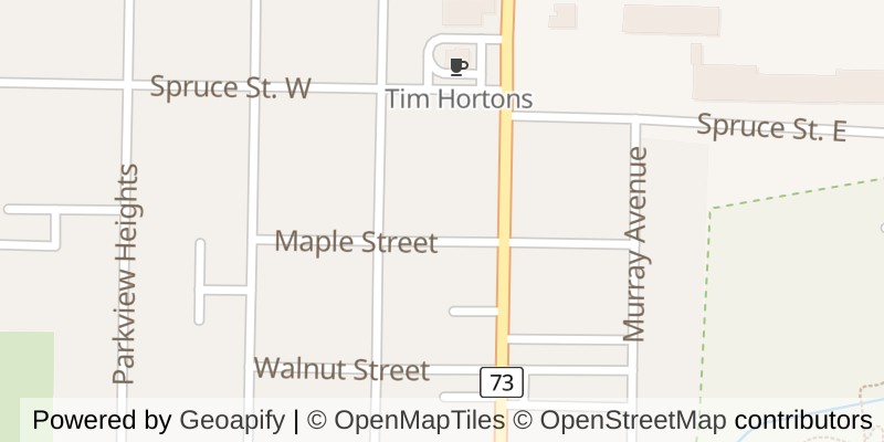 Map of 11 MAPLE STREET W, Aylmer