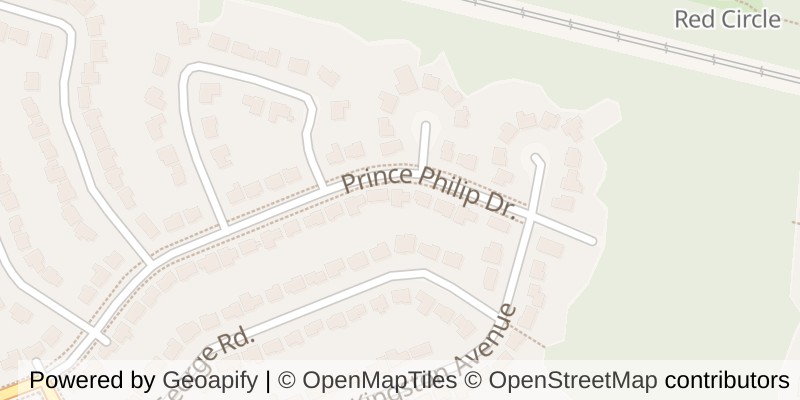 Map of 1102 PRINCE PHILIP DRIVE, London North (North M)