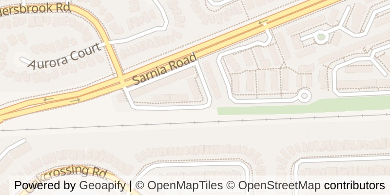 Map of 29 - 600 SARNIA ROAD, London North (North I)