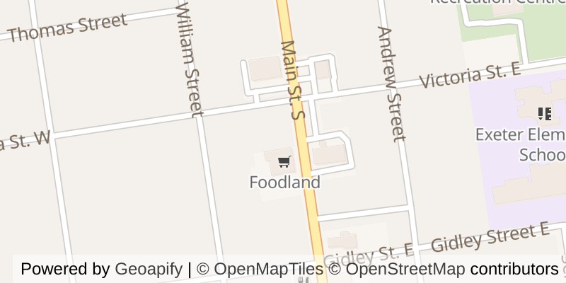 Map of 221 MAIN STREET S, South Huron (Exeter)