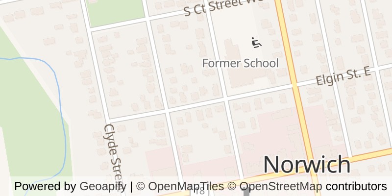 Map of 14 ELGIN STREET W, Norwich (Norwich Town)