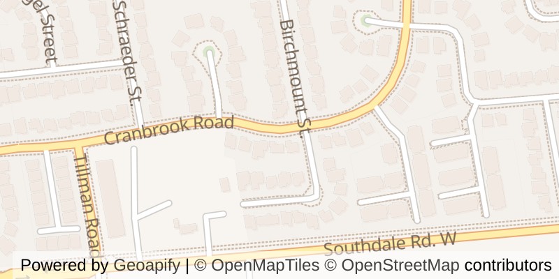 Map of 932 CRANBROOK ROAD, London South (South L)