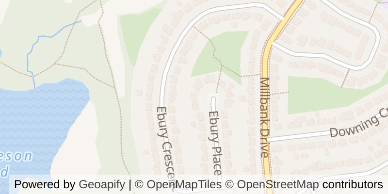 Map of 40 EBURY PLACE, London South (South S)
