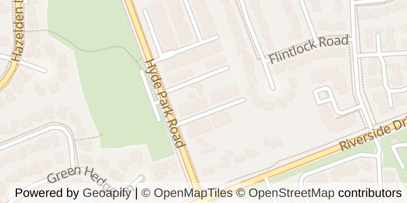 Map of 5 - 417 HYDE PARK ROAD, London North (North P)