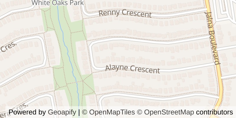 Map of 61 ALAYNE CRESCENT, London South (South X)