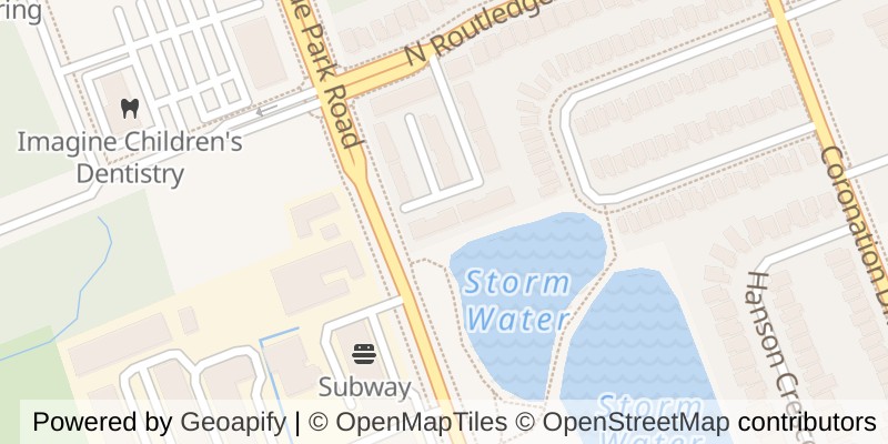 Map of 41 - 2145 NORTH ROUTLEDGE PARK, London North (North E)