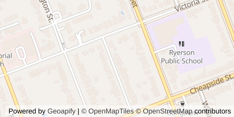 Map of 28 RENWICK AVENUE, London East (East B)