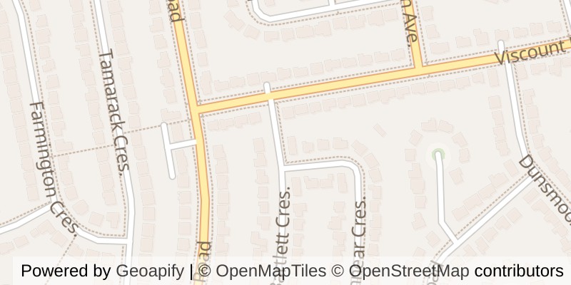 Map of 27 BARTLETT CRESCENT, London South (South M)