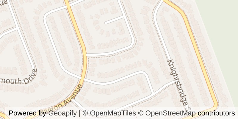 Map of 275 PORTSMOUTH CRESCENT E, London East (East I)