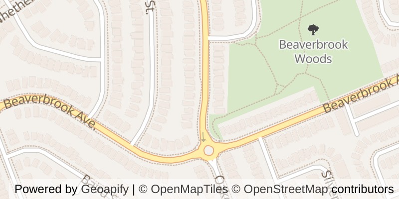Map of 799 OAKCROSSING ROAD, London North (North M)
