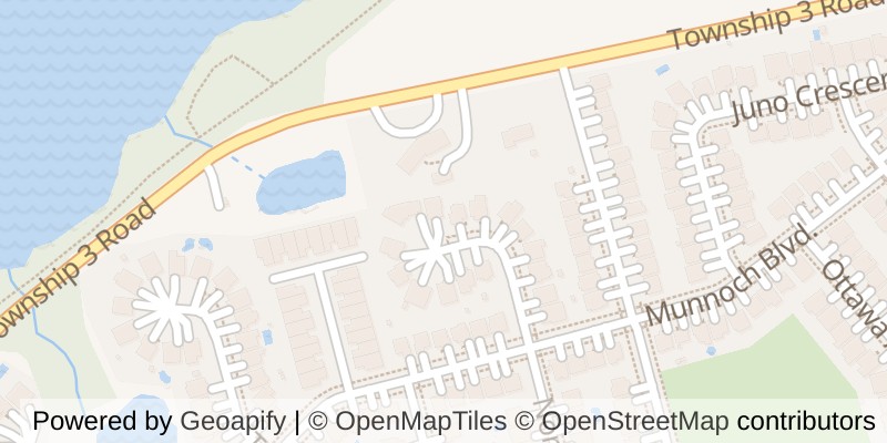 Map of 832 NORMANDY DRIVE, Woodstock (Woodstock - North)