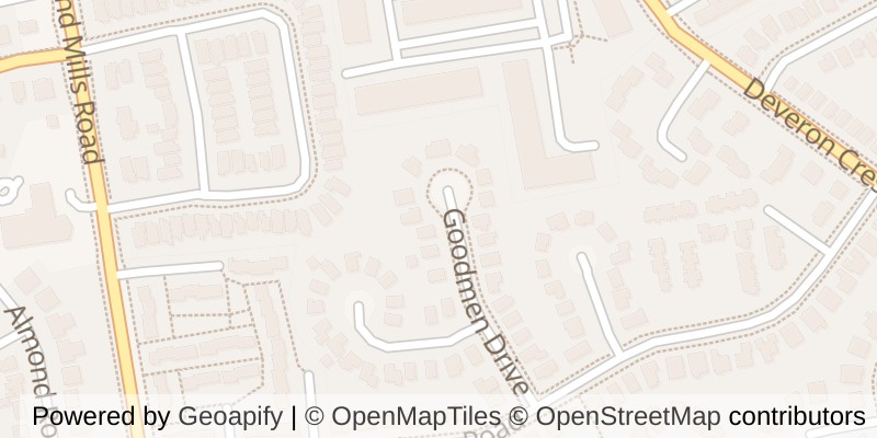 Map of 21 GOODMAN DRIVE, London South (South T)