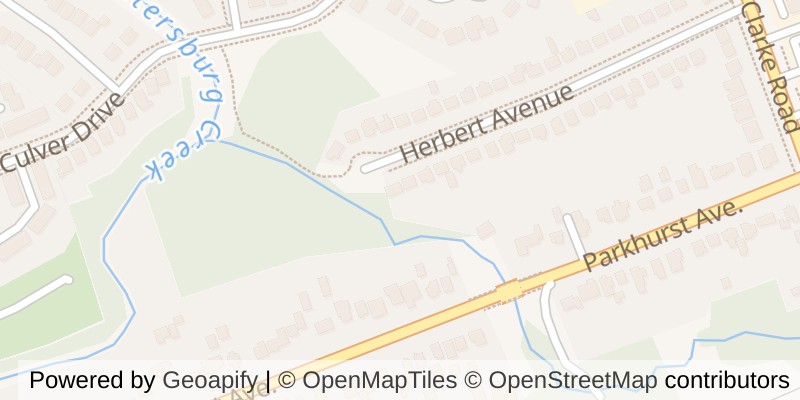 Map of 1863 HERBERT AVENUE, London East (East H)