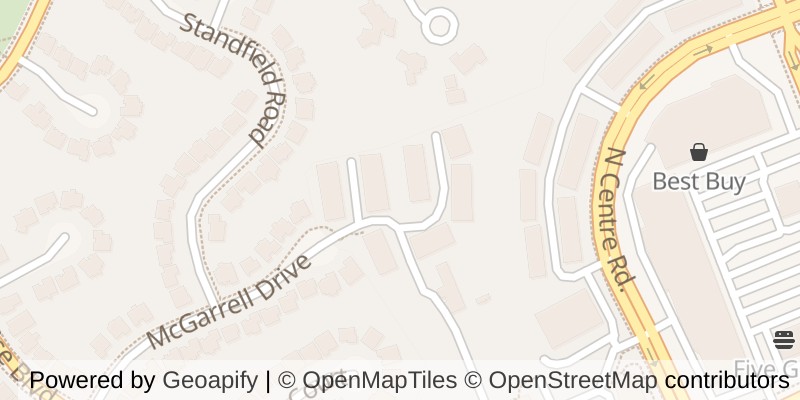 Map of 14 - 140 MCGARRELL DRIVE, London North (North R)